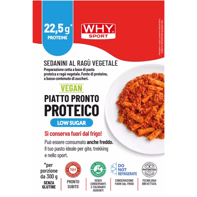 Piatto Proteico Pronto-Sedanini al ragù vegetale 300 gr